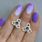 Сережки-гвоздики із срібла