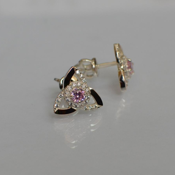 Сережки-гвоздики із срібла