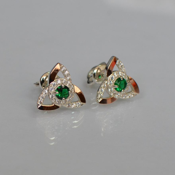 Сережки-гвоздики із срібла