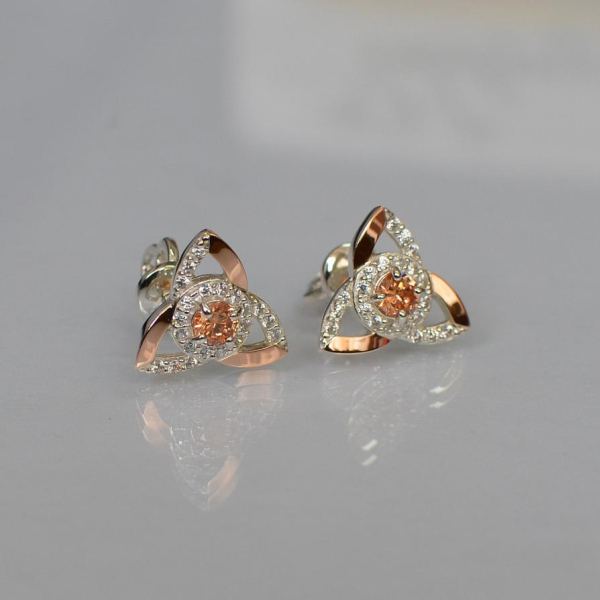 Сережки-гвоздики із срібла