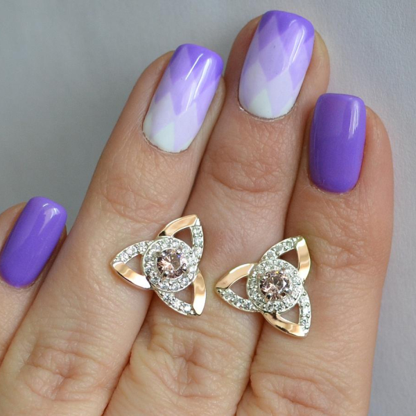 Сережки-гвоздики із срібла