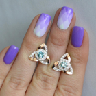 Сережки-гвоздики із срібла