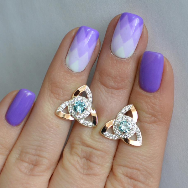 Сережки-гвоздики із срібла