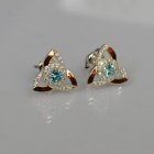 Сережки-гвоздики із срібла