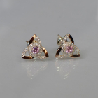 Сережки-гвоздики із срібла