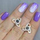 Сережки-гвоздики із срібла