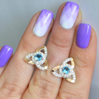 Сережки-гвоздики із срібла