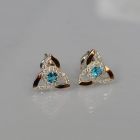 Сережки-гвоздики із срібла