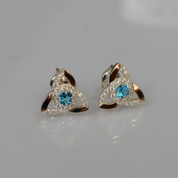 Сережки-гвоздики із срібла