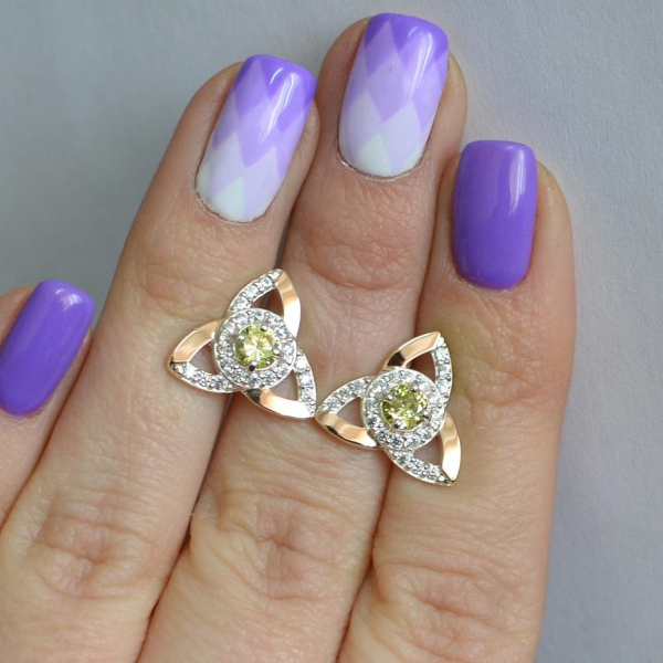 Сережки-гвоздики із срібла