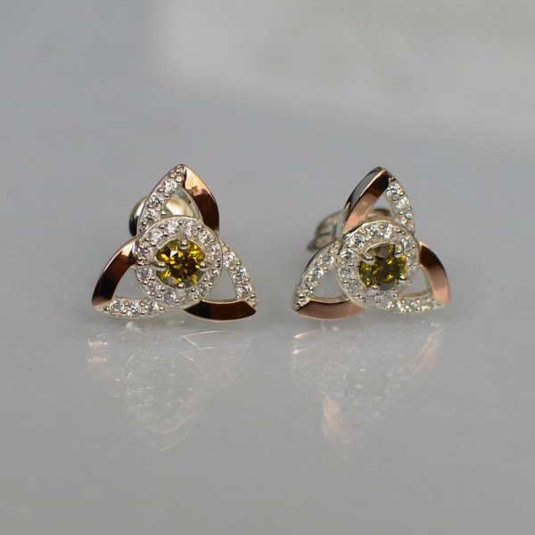 Сережки-гвоздики із срібла