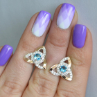 Сережки-гвоздики із срібла