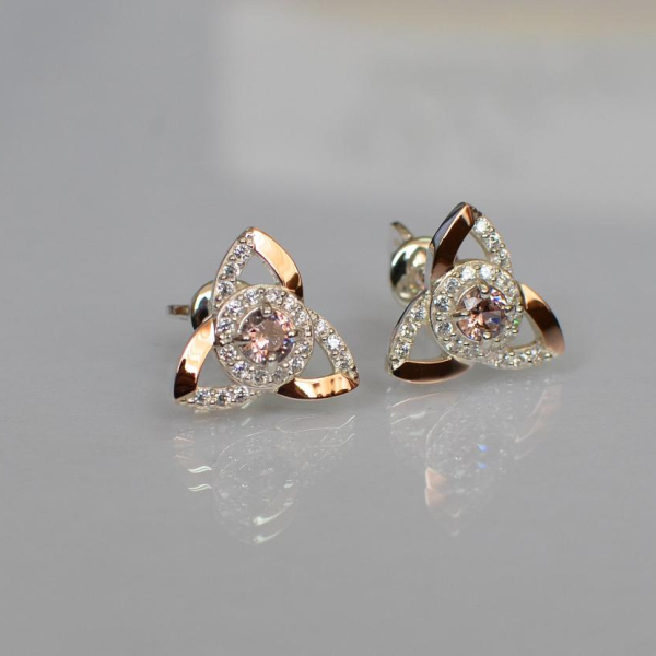 Сережки-гвоздики із срібла