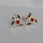 Сережки-гвоздики із срібла