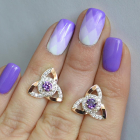 Сережки-гвоздики із срібла