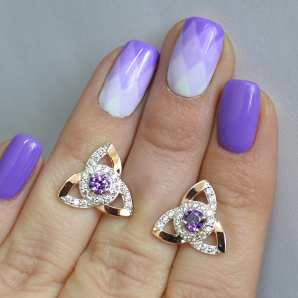 Сережки-гвоздики із срібла