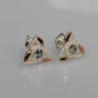 Сережки-гвоздики із срібла