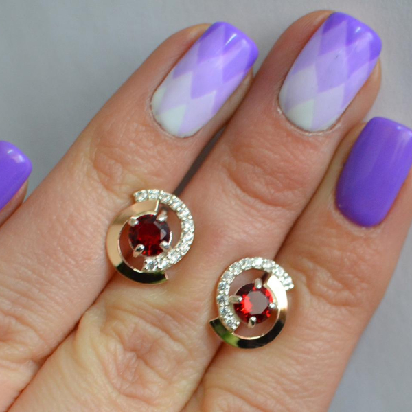 Сережки гвоздики