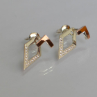 Срібні сережки-гвоздики