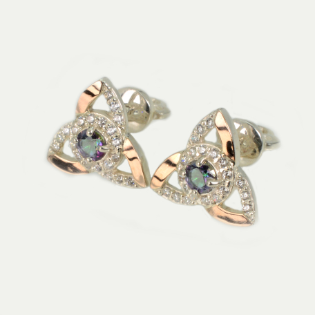 Серьги гвоздики из серебра