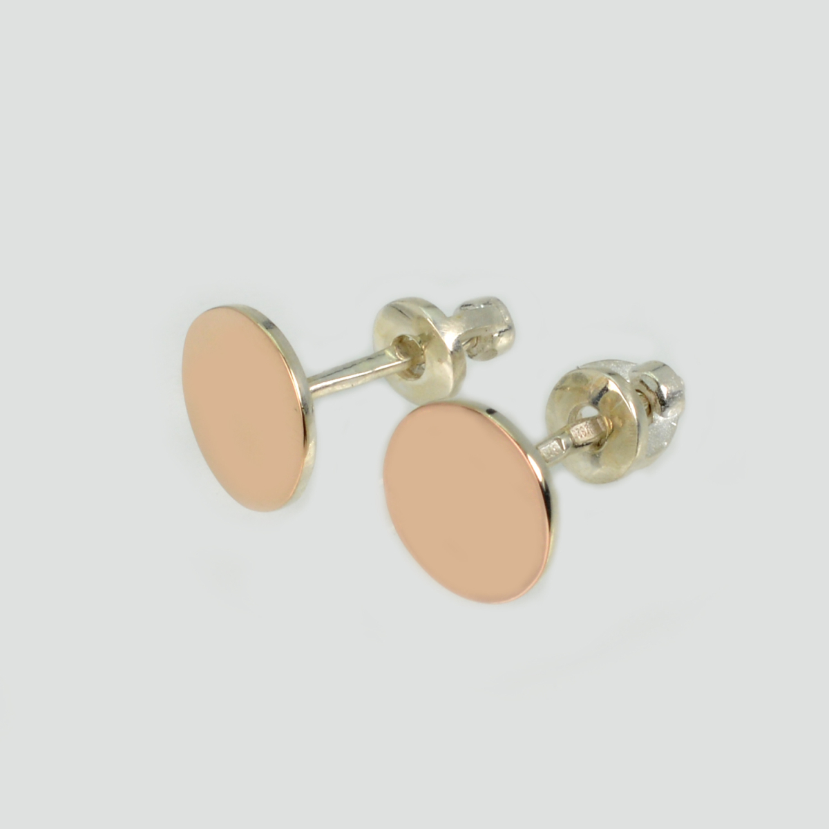 Срібні сережки-гвоздики