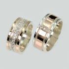 Пара обручок із срібла