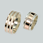 Пара срібних обручок