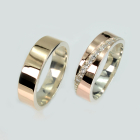 Пара срібних обручок