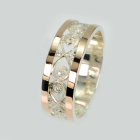 Обручка срібна