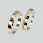 Пара срібних обручок