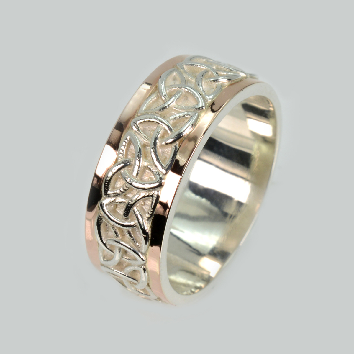 Обручка срібна