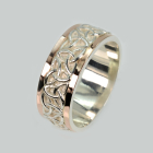 Обручка срібна