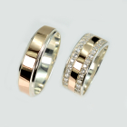 Пара срібних обручок