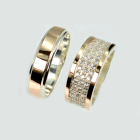 Пара обручок зі срібла