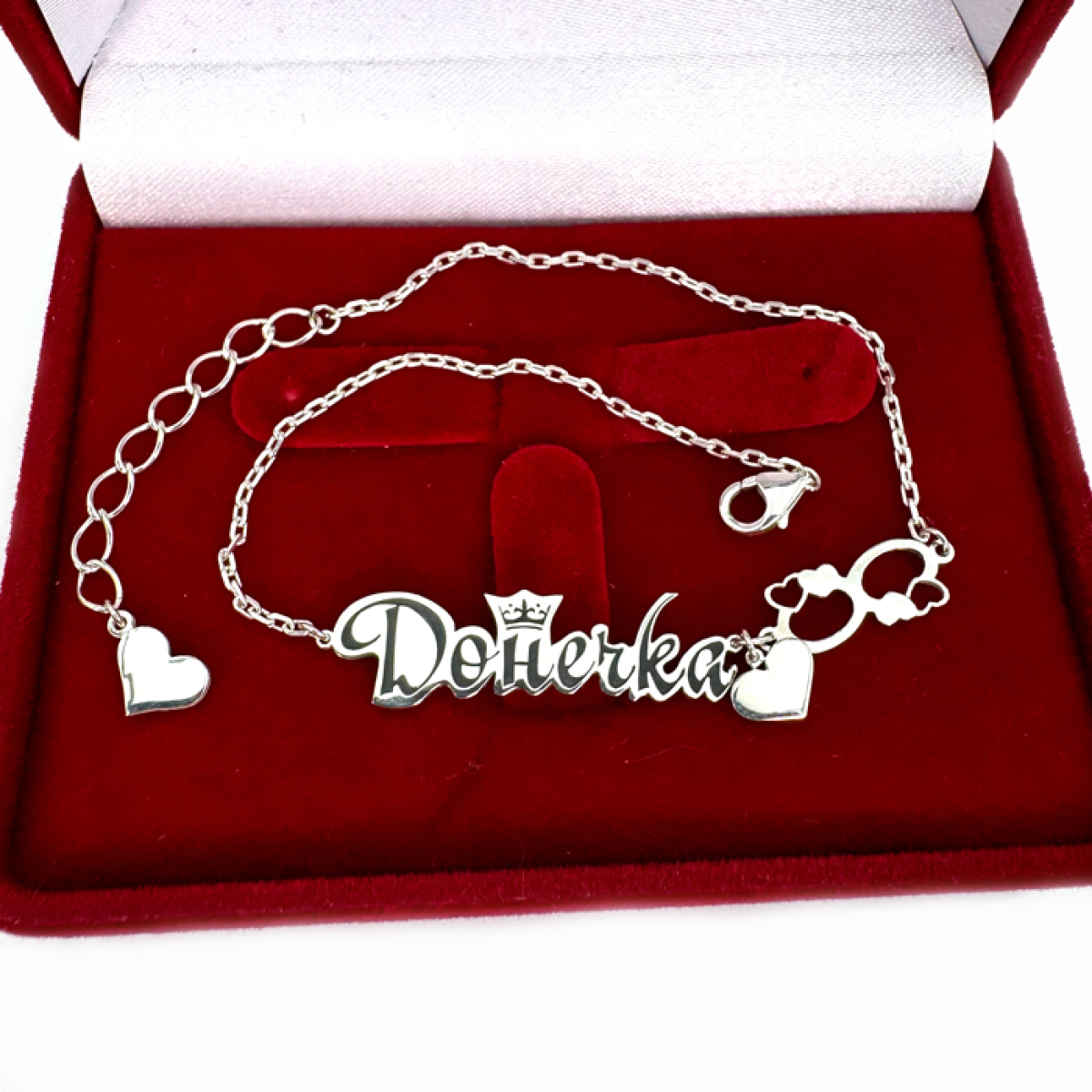 Срібний браслет на руку