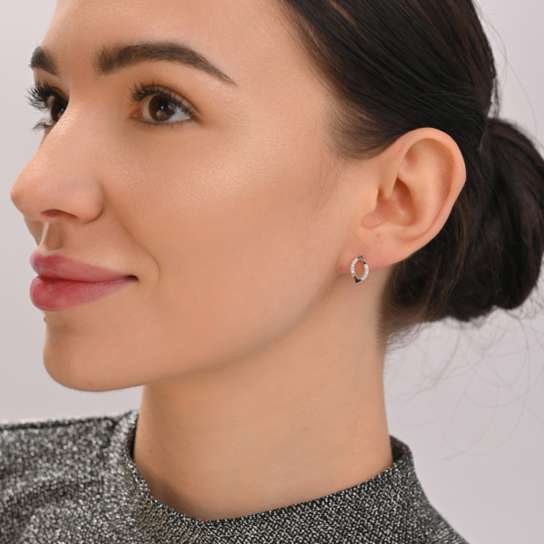 Сережки-гвоздики із срібла