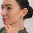 Сережки-гвоздики із срібла