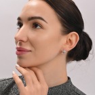 Сережки-гвоздики із срібла