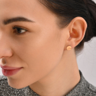 Серебряные серьги-гвоздики