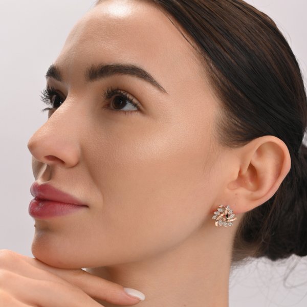 Сережки-гвоздики срібні