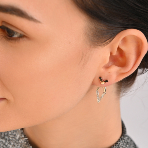 Срібні сережки-гвоздики