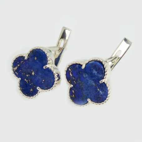 Срібні сережки з конюшиною