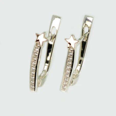 Срібні сережки