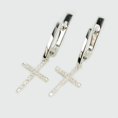 Срібні сережки